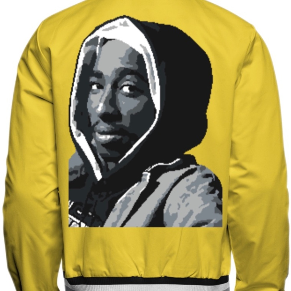 Unisex Tupac Letterman Jacket
